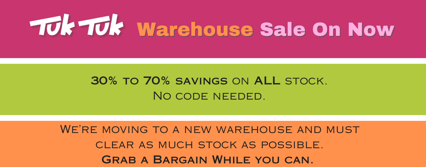 TukTuk Warehouse Sale