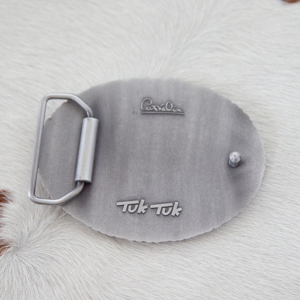 Ted Belt Buckle | Antique Silver - TukTuk Clothing