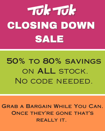 TukTuk Warehouse Sale