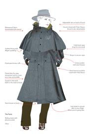 Full-Length Riding Coat | Storm Cloud - TukTuk Clothing