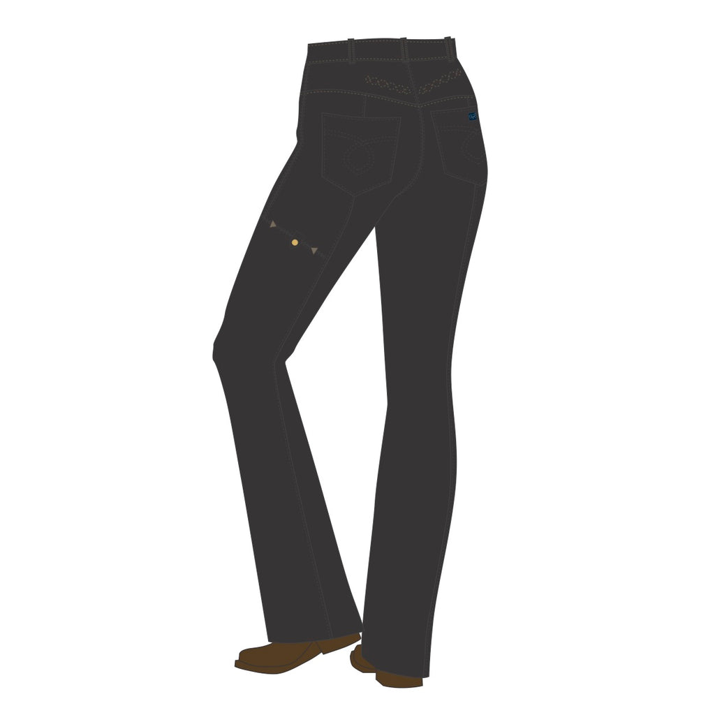 Riding Jeans with full suede seat (Style #275S) | Black