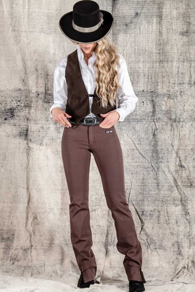 Five Pocket Riding Jeans (Style #274) | Chocolate - TukTuk Clothing