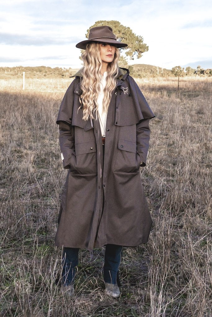 Full-Length Riding Coat | Storm Cloud - TukTuk Clothing