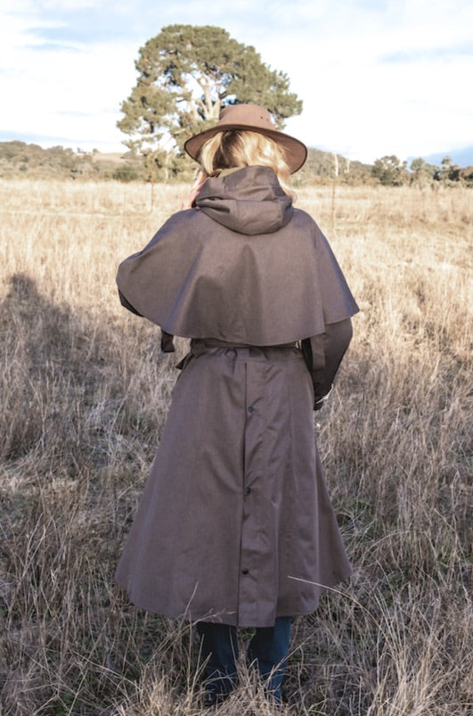 Full-Length Riding Coat | Storm Cloud - TukTuk Clothing