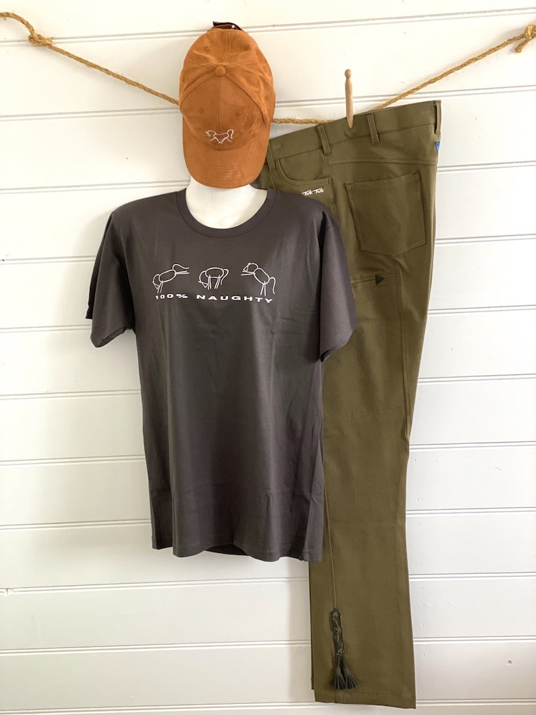 Cotton T-Shirt | 100% Naughty Horse Print - TukTuk Clothing