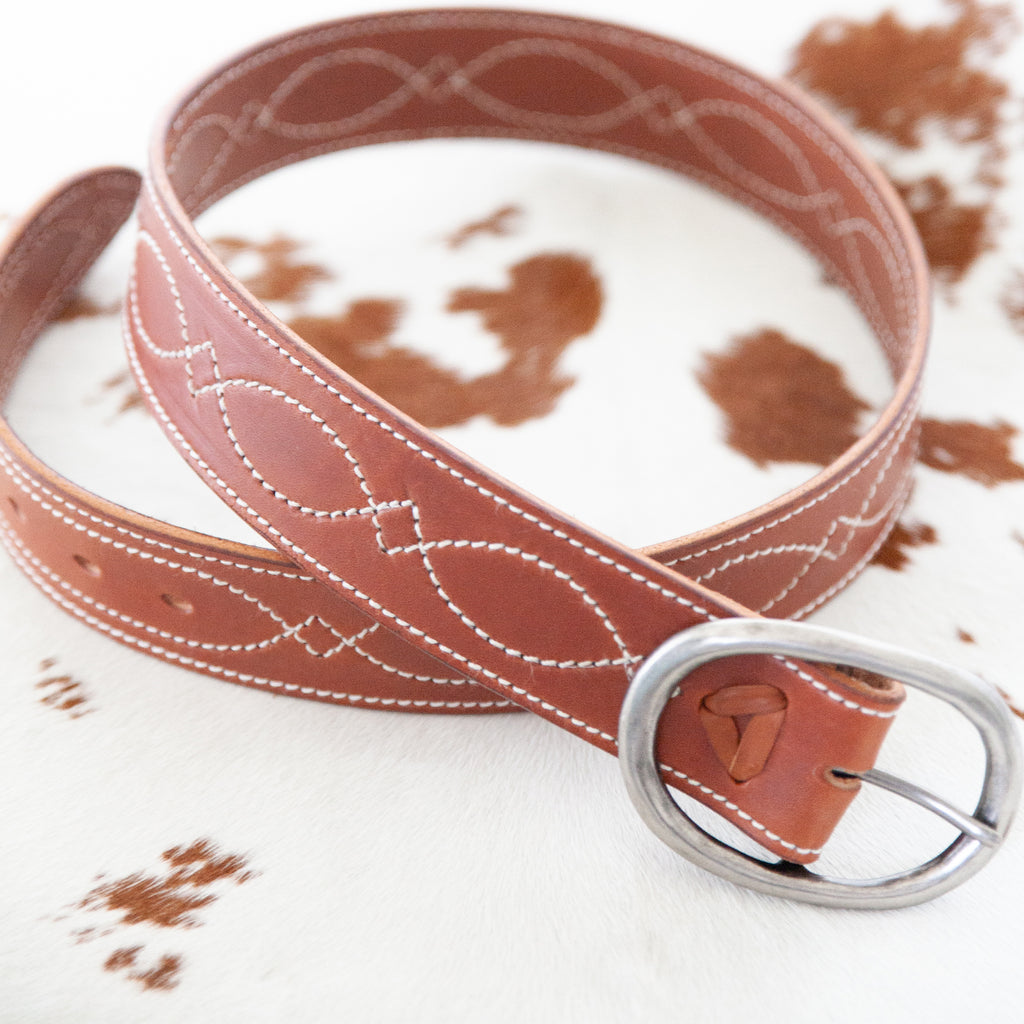 Ranch Roper| 2" Herman Oak Leather Belt - TukTuk Clothing