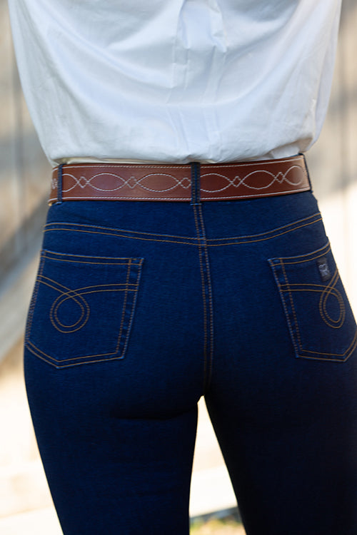 Ranch Roper| 2" Herman Oak Leather Belt - TukTuk Clothing